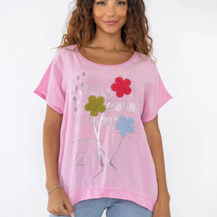 Camiseta Flor