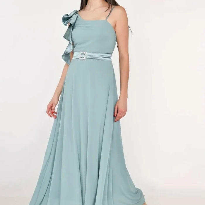 Vestido de noche de gasa