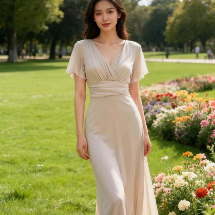 Vestido de noche de tul