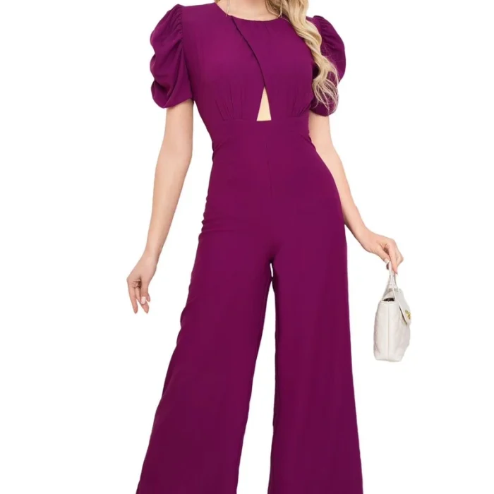 Vestido midi con manga corta